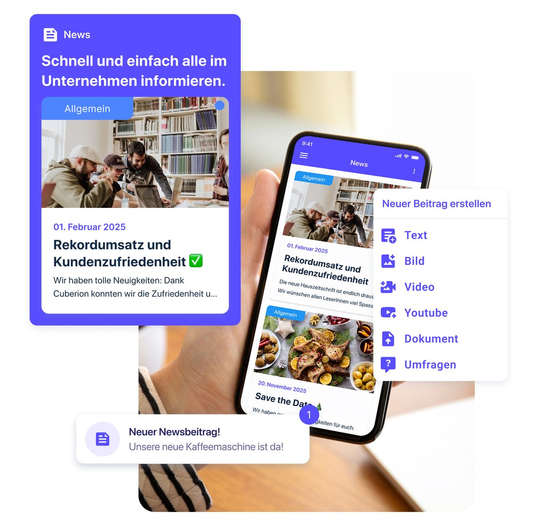 News, Screenshot in der App