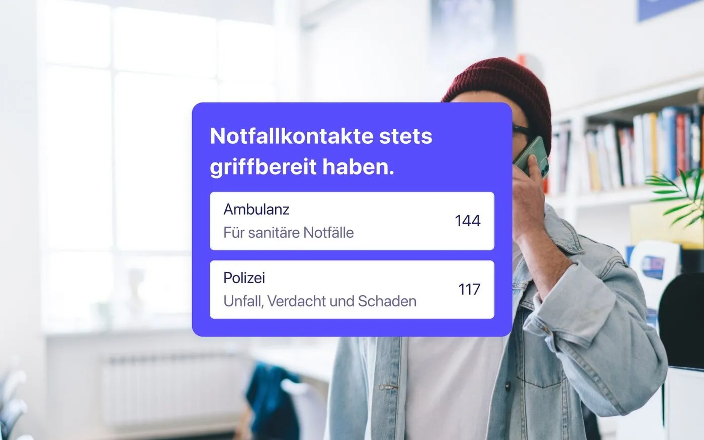 Vorschau Notfallnummern