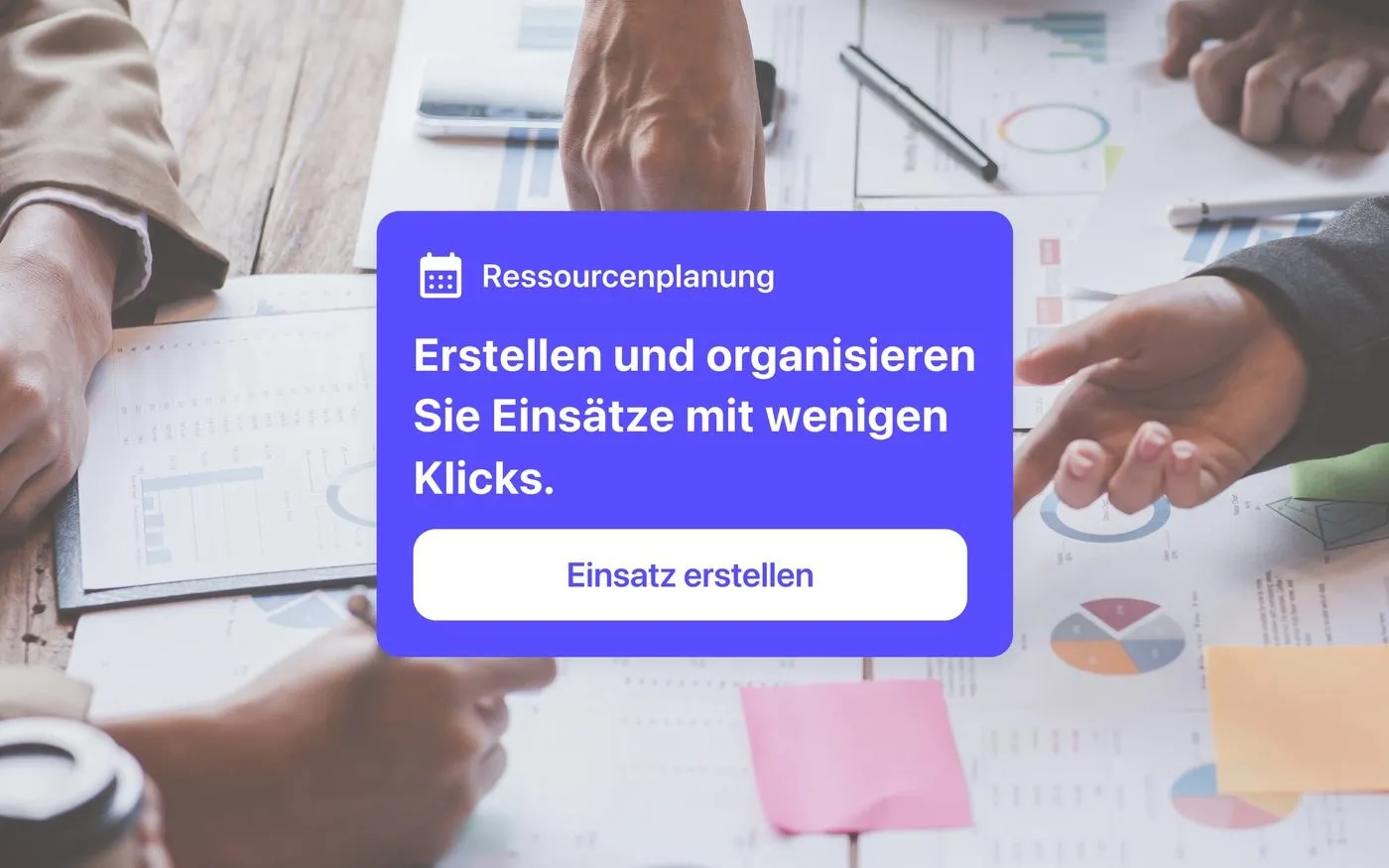 Vorschau Ressourcen- und Schichtplanung
